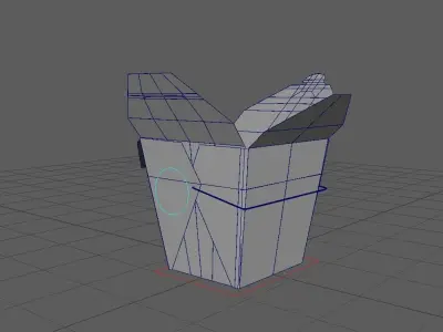 Chinese Takeout Box 3D model