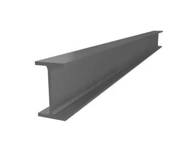 I Beam v1 001 Low-poly 3D model