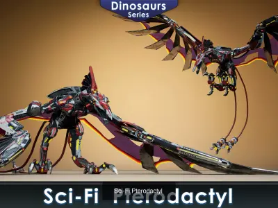 Sci-Fi Dinosaurs pack 2