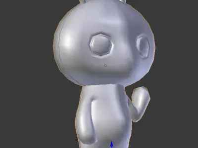 Plastic Toy - Alien Friend 3D model