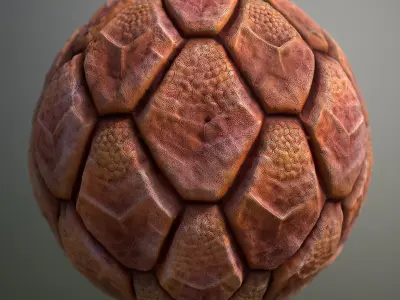 Material Skin Alien 15 Seamless PBR Texture Texture
