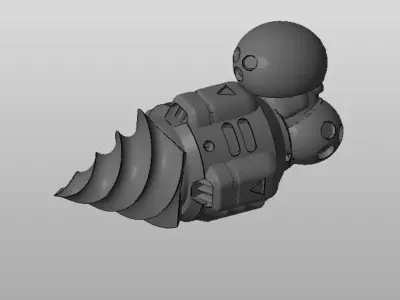 CHIBI-TECH SD - AUGER ARM          3D print model