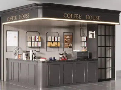 COFFE SHOP NO45 A 3D model