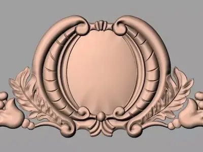 Artcam 3D relief STL models for CNC woodworking E145 3D model