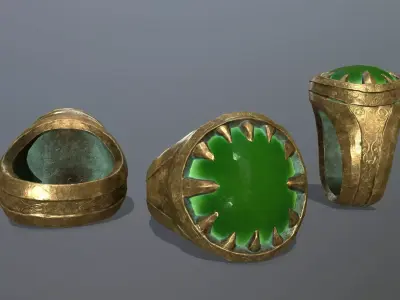 Heal Ring Low-poly 3D model