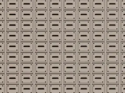 White Painted Ornate Wooden Panel Trim PBR Texture