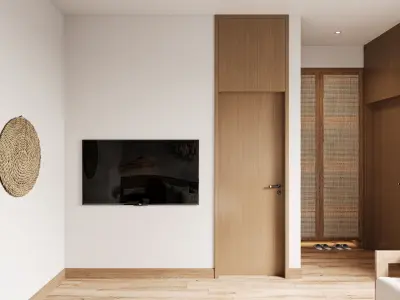 Japanese-style bedroom Free 3D model