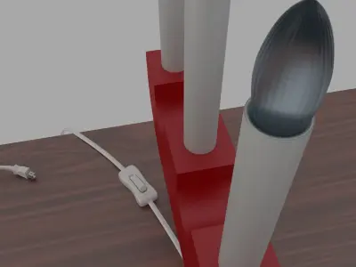 Christmas Advent Lights 3D model