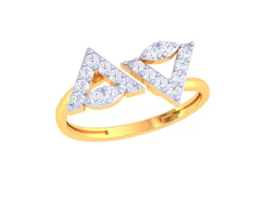  Women Ring MTL 3dm STL OBJ FBX Details 3D print model 82