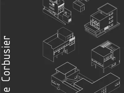 Unbuilt Le Corbusier  3D Model Pack