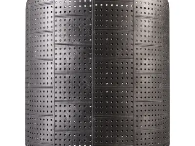 Expanded Metal Mesh Panel Seamless 2 Texture