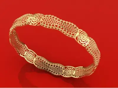 1307 Light Weight Bangle 8gm 3D print model