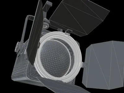 Studio Light PBR 3D model with Texture Low-poly 3D model