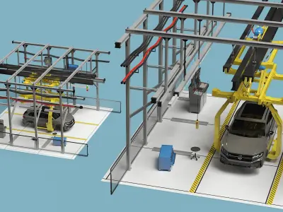  Volkswagen Assembly Line 