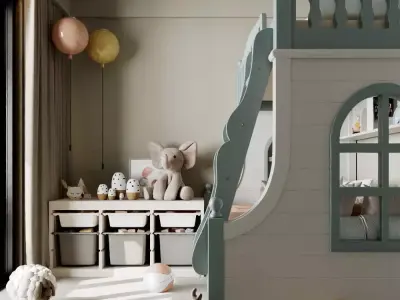 Children s room 3D model