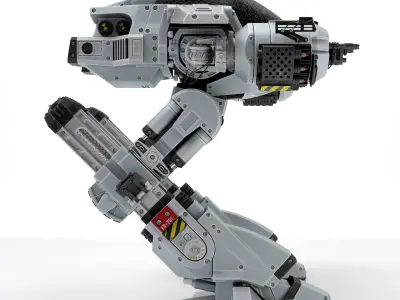 ED 209 OCP Robocop movie 1987 3D model