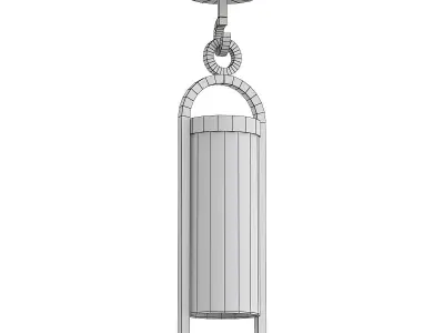 Mantra-Maya-6554 outdoor light fixture with clear glass shade 3D model