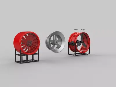 all fans 3D model