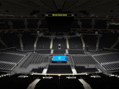  MSG Boxing Arena with Animated Audience (RT) 