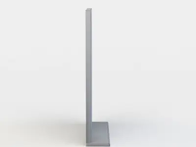 Window tv stand Low-poly 3D model