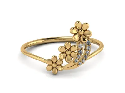 Jewelry Diamond Light Ring 10 3D print model