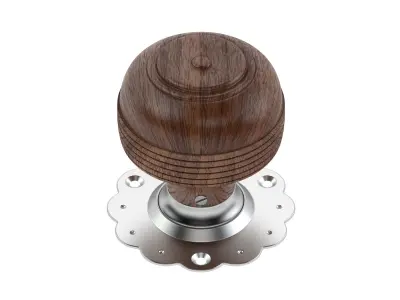 Rosewood Brown Mortice Door Knob 3D model