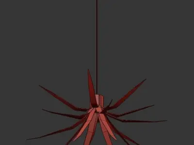 Iris Pendant 3D model