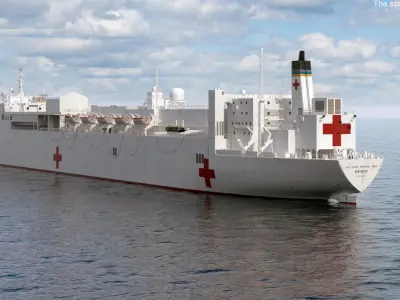  Hospital Ship USNS Mercy T-AH 19 