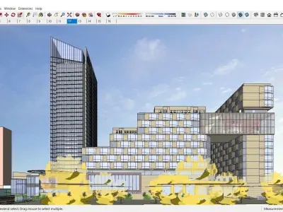 Sketchup Shopping Center G1 3D model