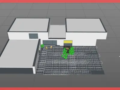 Villa S modern house 3D model