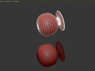 BALL CABINET KNOB 3D model