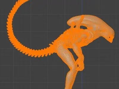 XenoMorph alien Creature -Non animated 3D model