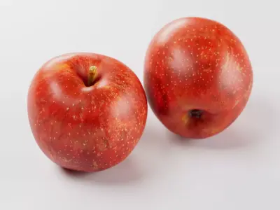 Apple Cameo Variety - 3D Scan Low-poly 3D model