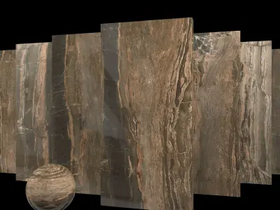 Marble Set Museum Opera Brown 80x160 Set 2 Texture