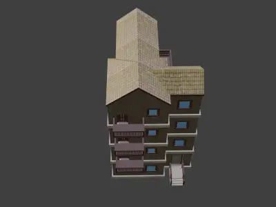 House Model 14 Low-poly 3D model