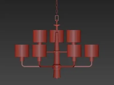 Palacio Collection 9 Chandelier 3D model
