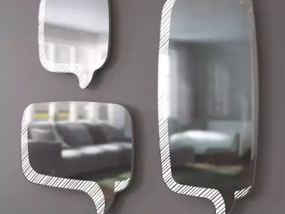 Mirror Message LED 3D model