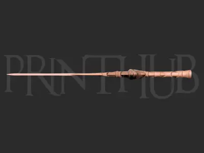 Raizan Sword Level 2  Onimusha Fan Art  Cosplay STL File 3D print model