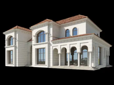 Mediterranean Villa Design 013 3D model