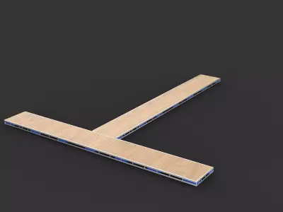 floating docks 04  3D model
