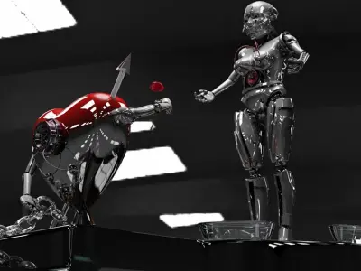 Amor LOVE 3D print model