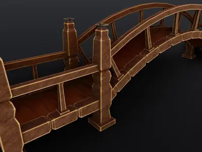 Bridge 3D Model  Low-poly 3D model