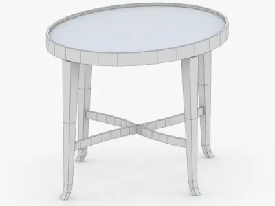 0380 - Coffee Table Low-poly 3D model