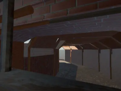 Urban building 3D model