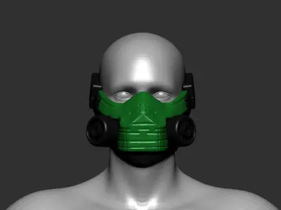 helmet high poly sculpt 3d printable  3D model 148