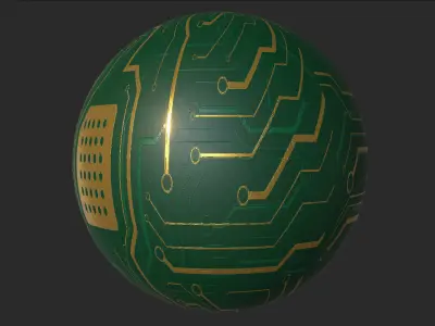 Circuit Board 4k Pbr Texture  Texture