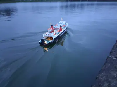 MV Isle of Arran RC Model ferry Instruction Booklet Free 3D print model