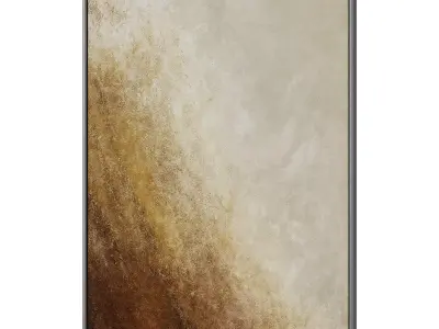 Set of 3 Abstract Paintings in Frames 3D model 79