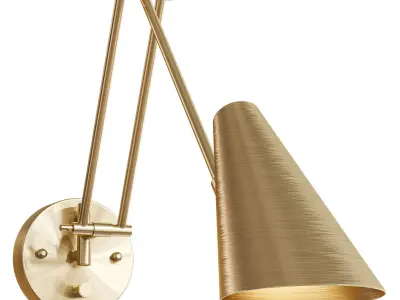 FREDLY lamp Low-poly 3D model