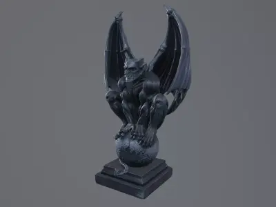 lucifer statue 3D model